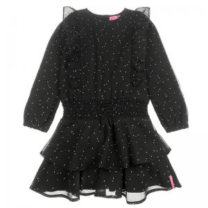 Jurk voile zwart