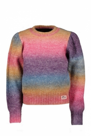 KiraB rainbowyarn sweater 249 phlox pink