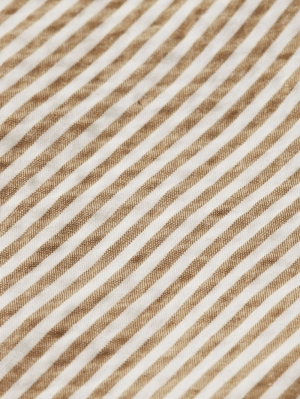 Striped seersucker blazer 6006 sand strip