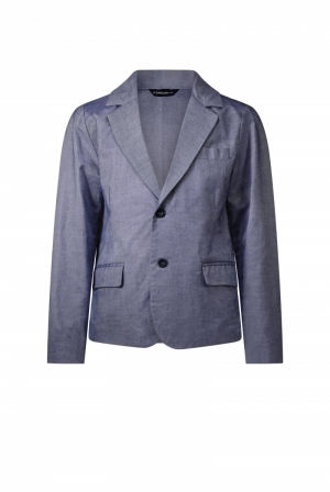 Garcon chambray blazer 159 mid blue