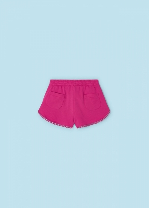Chenille shorts 070 fuchsia