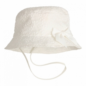 Hat celeste off white