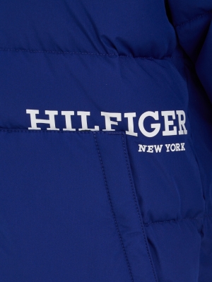 Hilfiger logo padded jacket C9B navy voyage