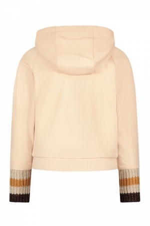 Flo girls hooded sweater studs 206 sorbet