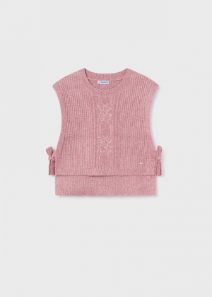 Knitting vest 077 quartz