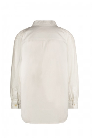 Flo girls woven maxi blouse 001 off white