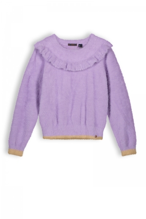 Ketan girls knitted sweater 605 galaxy lila