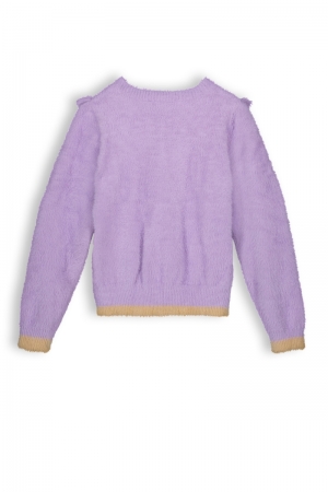 Ketan girls knitted sweater 605 galaxy lila