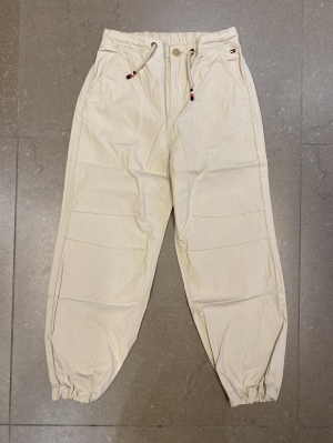 WOVEN WIDE PANTS AES white clay