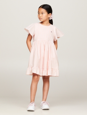 GINGHAM DRESS 0PW whimsy pink
