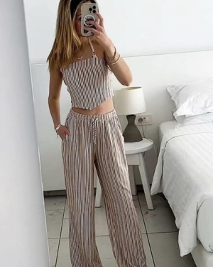 Nadine Pants stripe