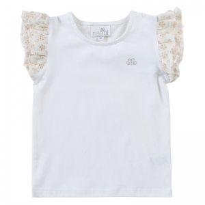 TOP BRODERIE white