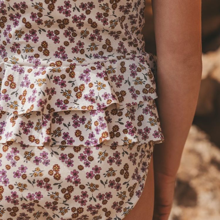 Sparkly Flower | Swimsuit White Swan