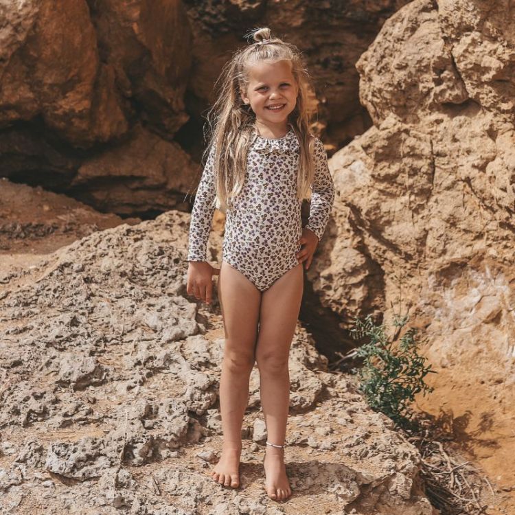 Sparkly Flower | Bodysuit Bombay Brown