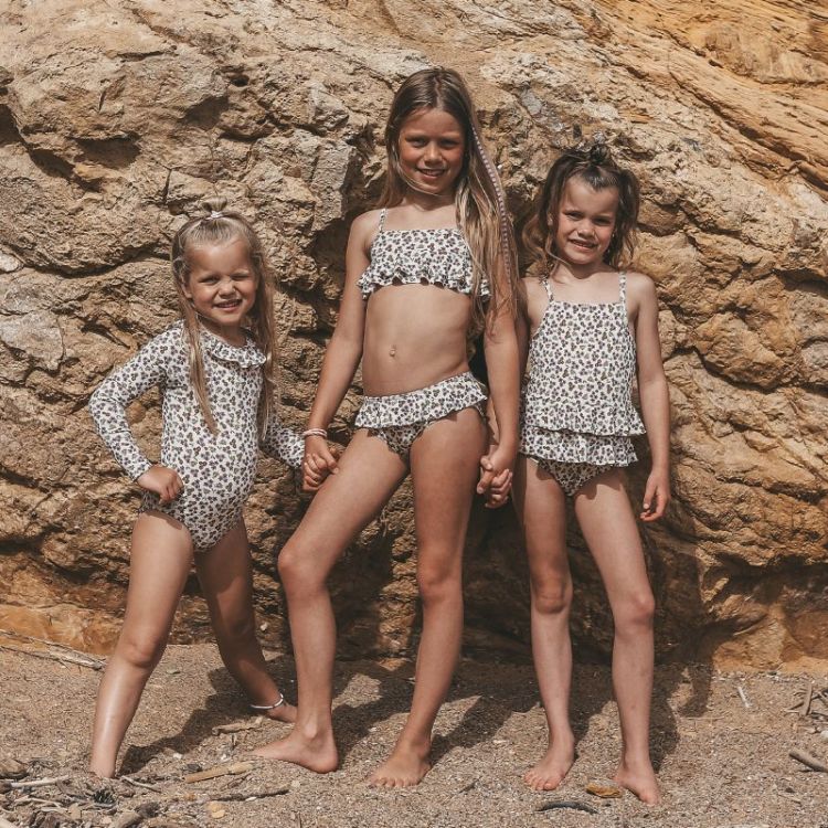 Sparkly Flower | Bodysuit Bombay Brown