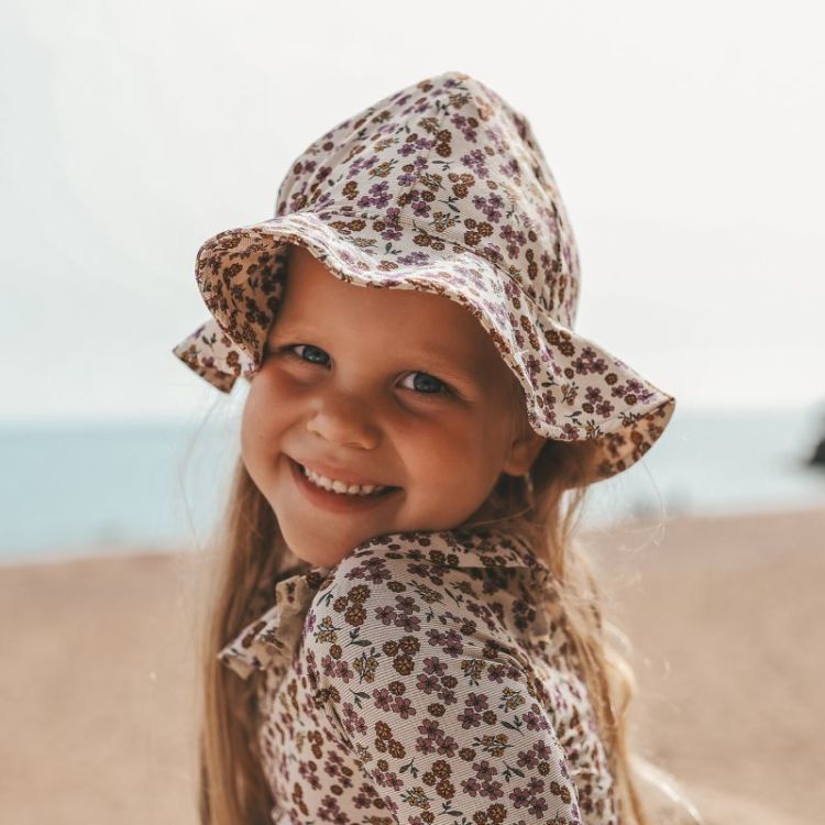 Sparkly Flower | Sun Hat Bombay Brown