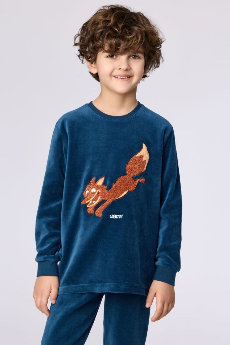 Jongens pyjama velours 881