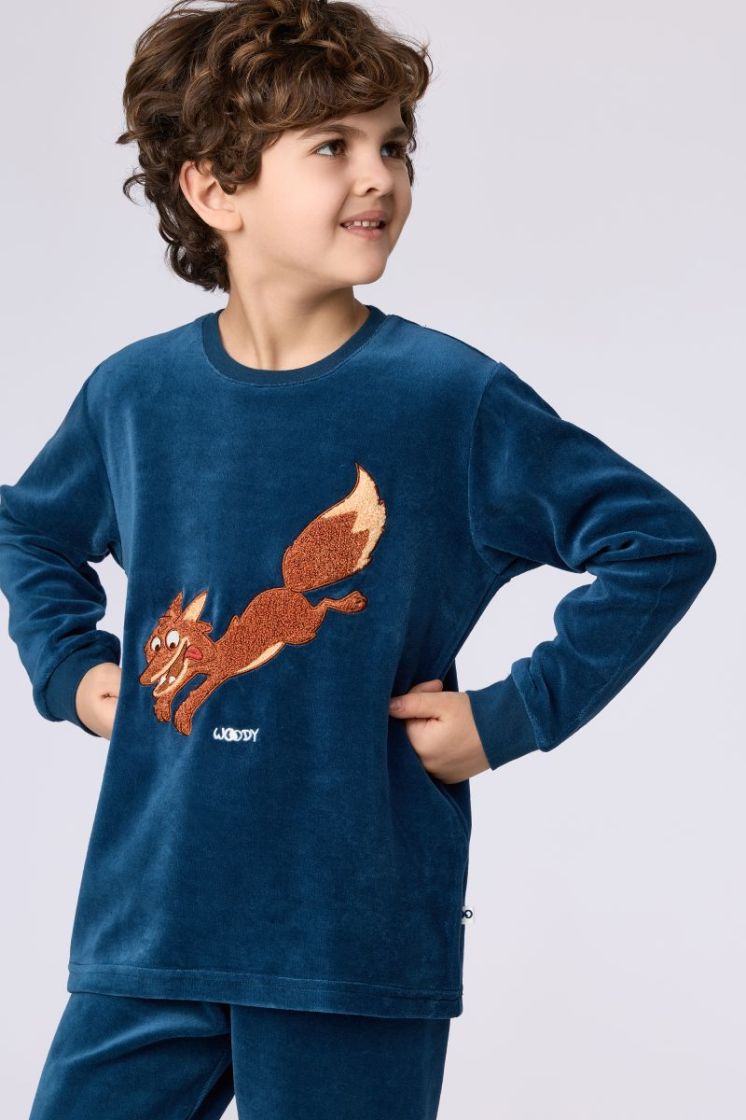 Jongens pyjama velours 881
