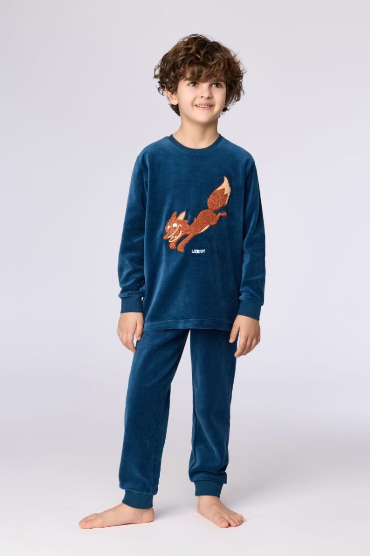 Jongens pyjama velours 881