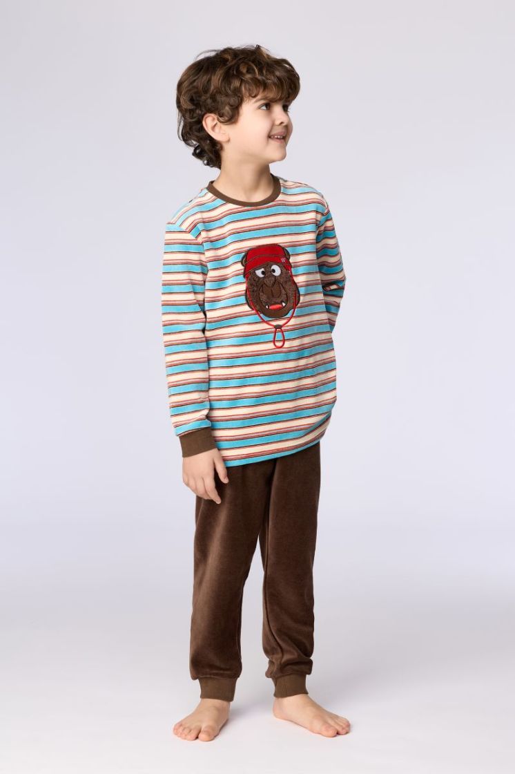 Jongens pyjama velours 920
