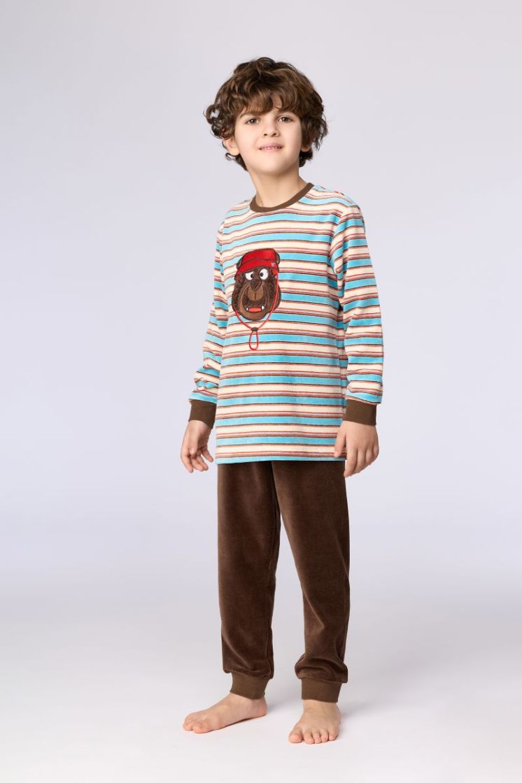 Jongens pyjama velours 920