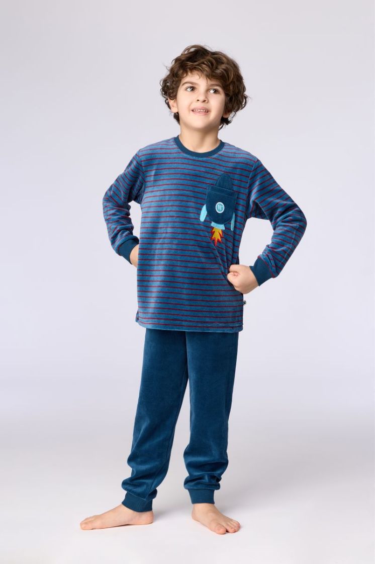 Jongens pyjama velours 921