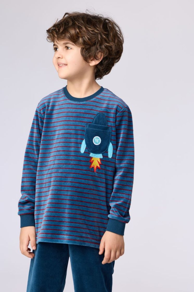 Jongens pyjama velours 921