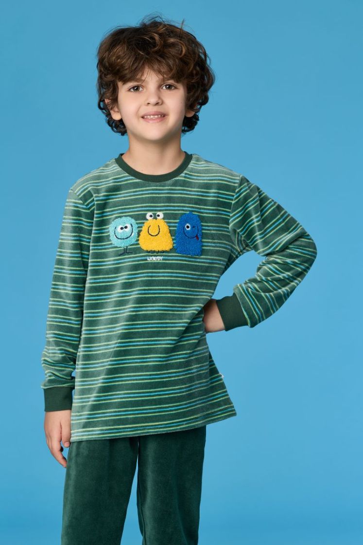 Jongens pyjama velours 922