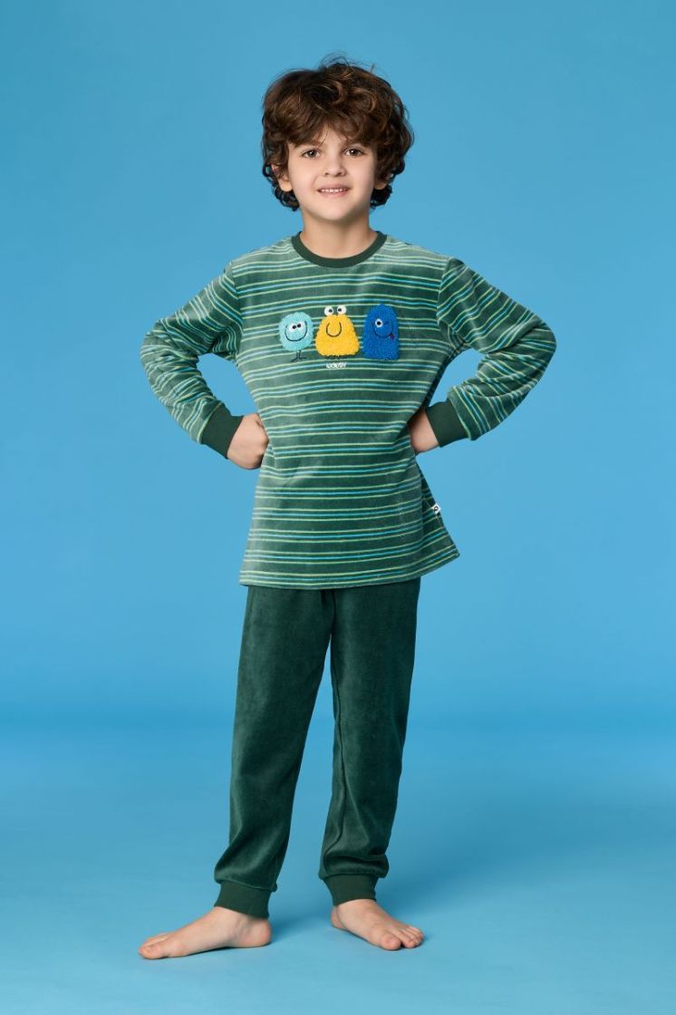 Jongens pyjama velours 922